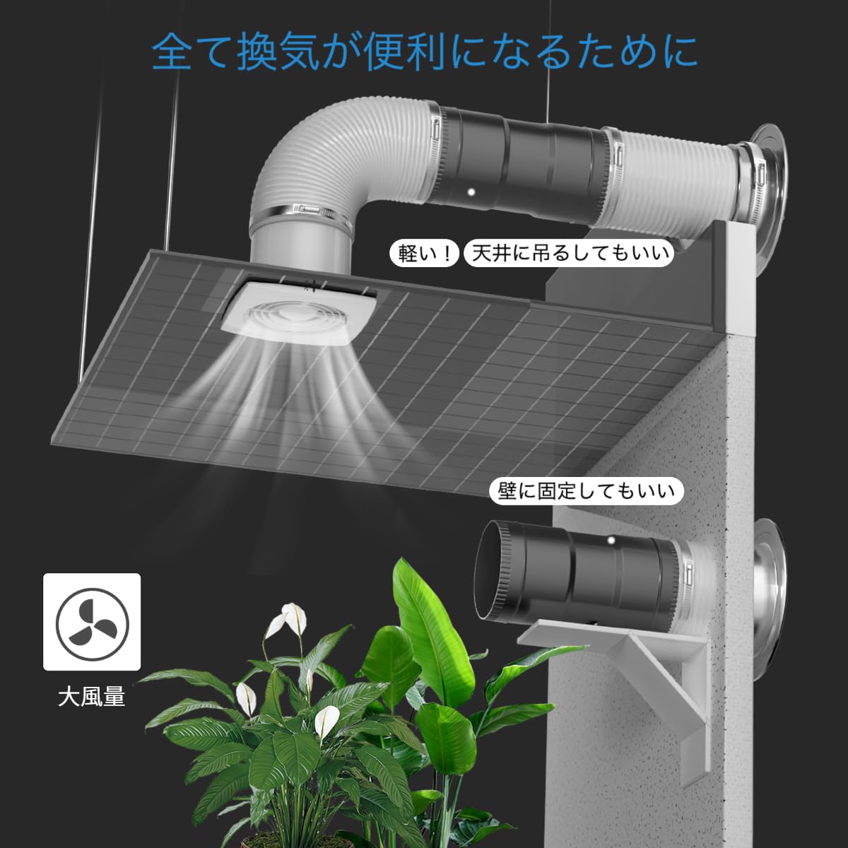 Hon&Guan ダクトファン150mm 中間取付型 換気扇 強力・静音・省エネ Amazon.co.jp: Hon&Guan ダクトファン 150mm 中間取付型【インボイス